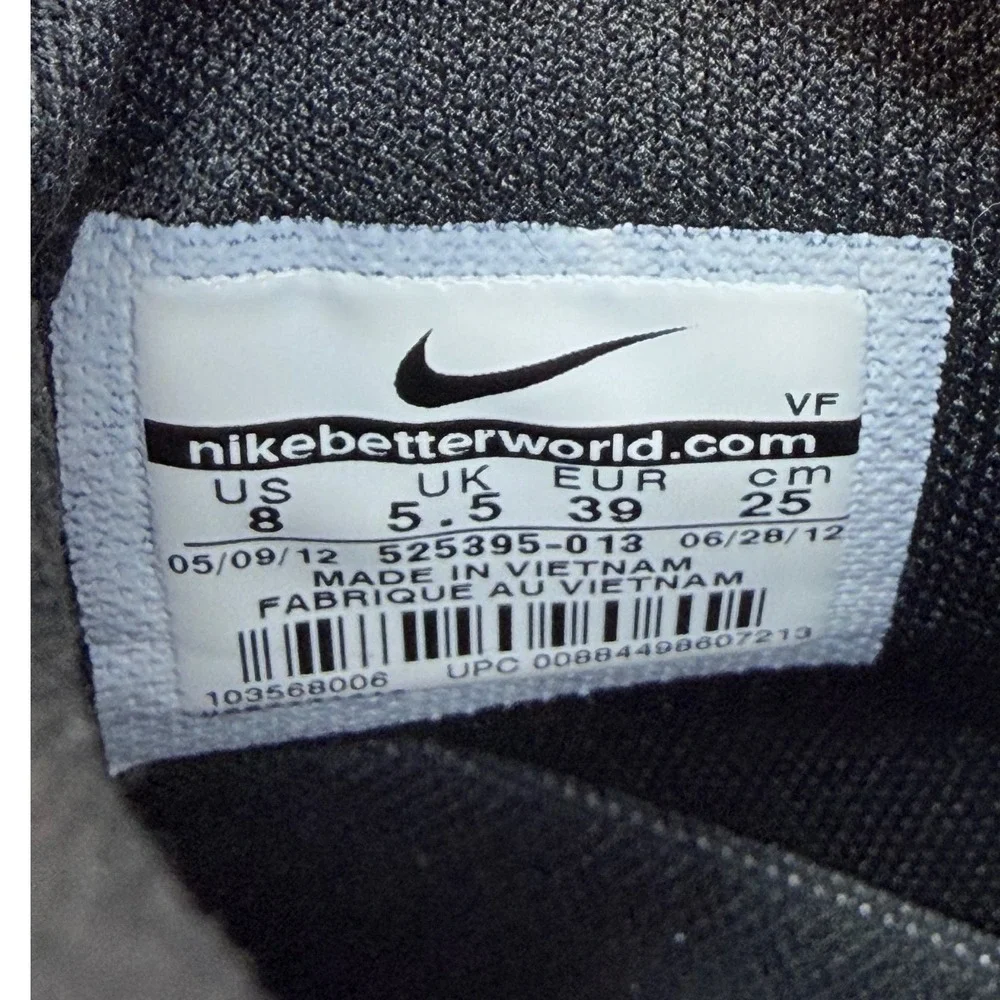 Nike Air AF1-Light High Top Sneakers Womens Black White Athletic Shoes